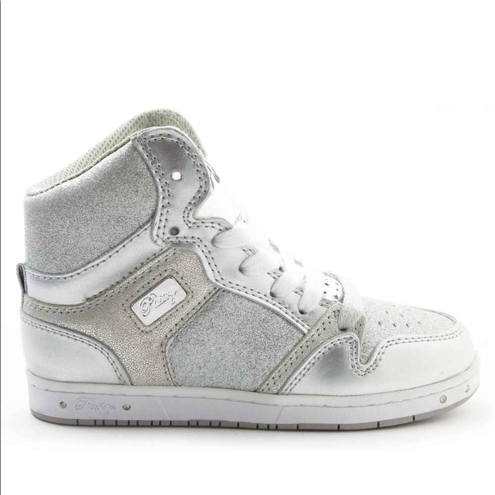 Pastry Youth Glam Pie Glitter High-Top Sneaker & Dance Shoe for Girls Size 5